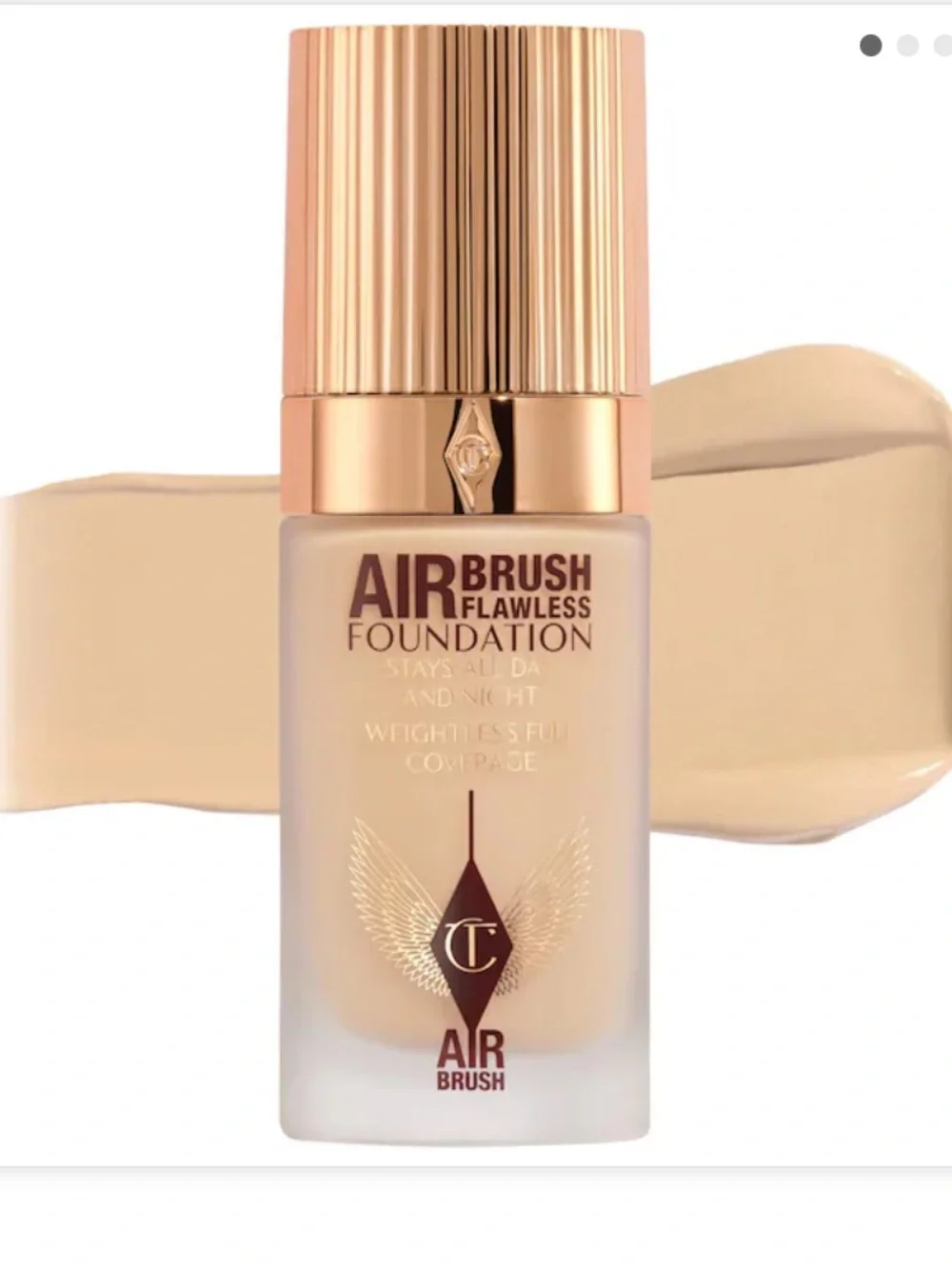 Charlotte Tilbury Air Brush Flawless Foundation; 4 Neutral